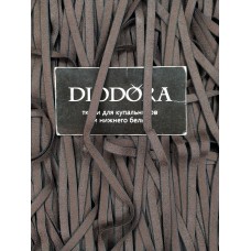 Лента отделочная эластичная 628/6 шоколадно коричневый (111)