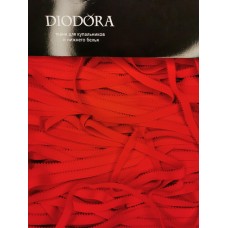 Лента отделочная эластичная 635/12 красный (100)