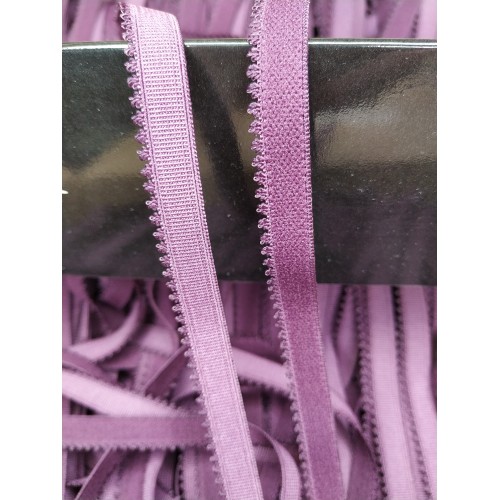 Лента отделочная эластичная 635/12 шоколадно коричневый (111)