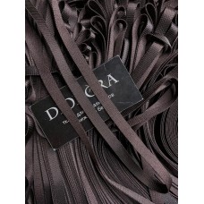 Лента бретелечная эластичная 640/10 шоколадно коричневый (111)