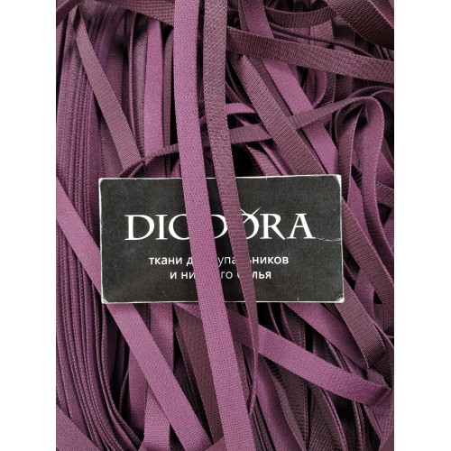 Лента бретелечная эластичная 640/10 темный виноград (2605)