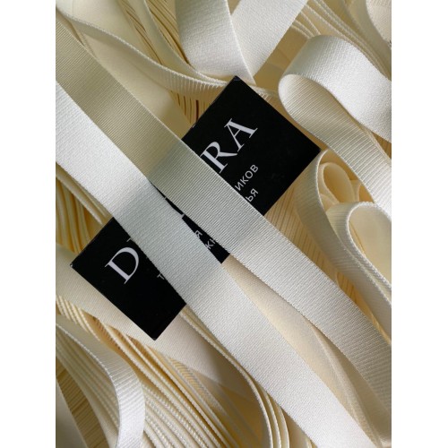 Лента бретелечная эластичная 640/20 сумрачный белый (004)