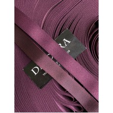 Лента бретелечная эластичная 640/20 сливовое вино (076)