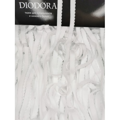 Лента отделочная эластичная 641/10 голубой опал (422)