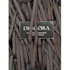 Лента отделочная эластичная 641/10 шоколадно коричневый (111)