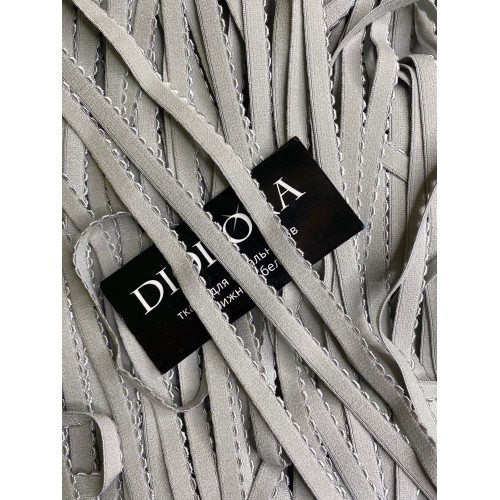 Лента отделочная эластичная 641/10 серебристый (166)