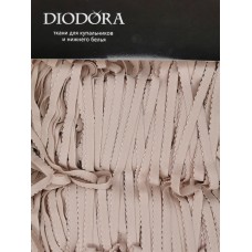 Лента отделочная эластичная 641/10 серебристый пион (168)