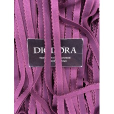 Лента отделочная эластичная 641/12 сливовое вино (076)