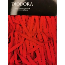 Лента отделочная эластичная 641/12 красный (100)