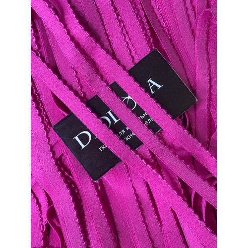 Лента отделочная эластичная 641/12 розово фиолетовый (905)