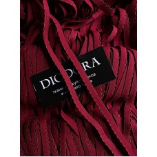 Лента отделочная эластичная 641/8 красная румба (1586)