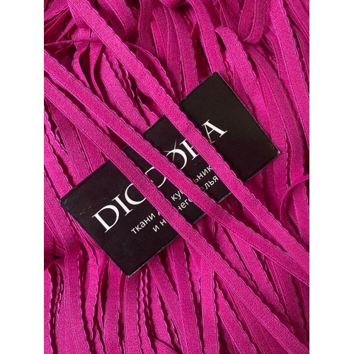 Лента отделочная эластичная 641/8 розово фиолетовый (905)