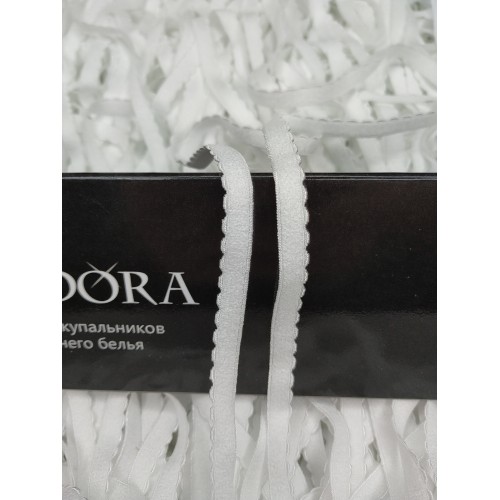 Лента отделочная эластичная 641/8 темная чайка (1825)