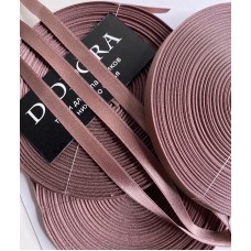 Лента отделочная неэластичная 643/10 кофейно розовый (885)