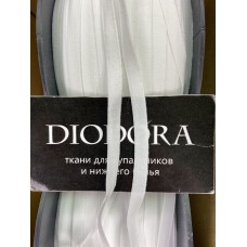 Лента отделочная эластичная 647/7 белый (001)