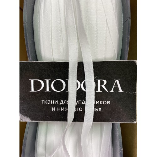 Лента отделочная эластичная 647/7 белый (001)