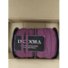 Лента отделочная эластичная 647/7 сливовое вино (076)