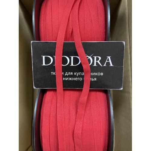 Лента отделочная эластичная 647/7 красный (100)