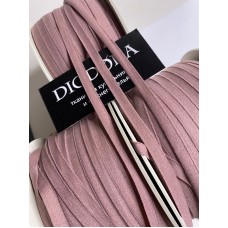 Лента отделочная эластичная 647/7 кофейно розовый (885)