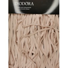 Лента отделочная эластичная 648/10 серебристый пион (168)