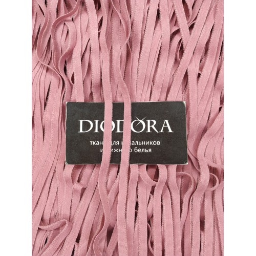 Лента отделочная эластичная 663/6 фламинго (026)