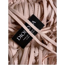 Лента отделочная эластичная 724/10 серебристый пион (168)