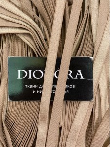 Лента бретелечная эластичная 740/10 кофе с молоком (030)
