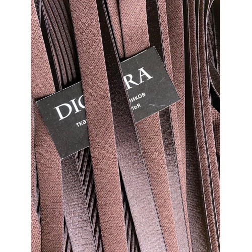 Лента бретелечная эластичная 740/20 шоколадно коричневый (111)