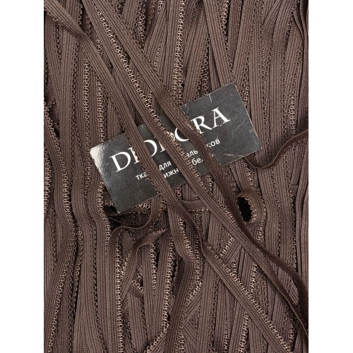 Лента отделочная эластичная K-94/9 шоколадно коричневый (111)