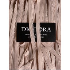 Лента отделочная эластичная K-94/10 серебристый пион (168)