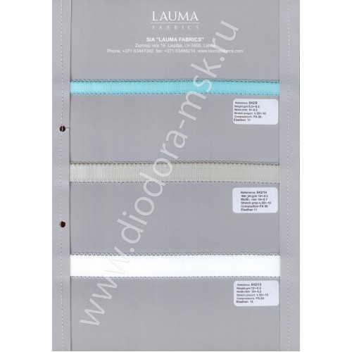 Каталог лент Lauma Fabrics