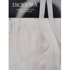 Лента отделочная эластичная K-205/15 белый (001)