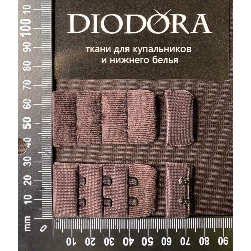 Застежка крючки-петли 285410-26AEH шоколадно коричневый (111)