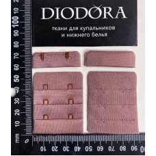 Застежка крючки-петли 445422-26AEH кофейно розовый (885)