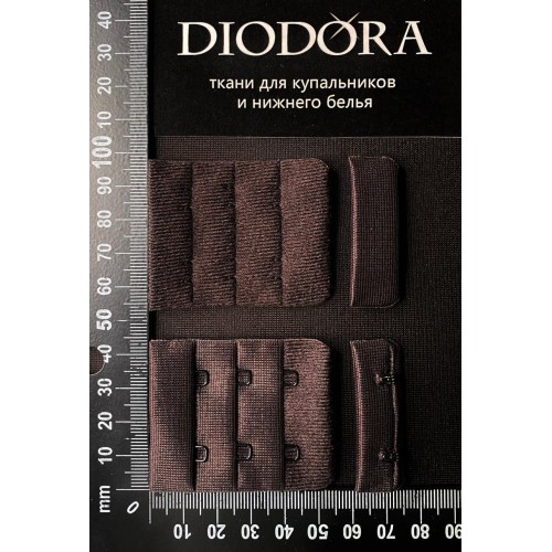 Застежка крючки-петли 445422-26AEH шоколадно коричневый (111)