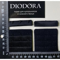 Застежка крючки-петли 575419-39AEH черный (170)