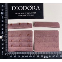 Застежка крючки-петли 665422-39AEH кофейно розовый (885)