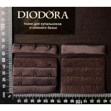 Застежка крючки-петли 665422-39AEH шоколадно коричневый (111)