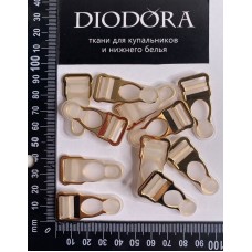 Чулочный зажим. Застежка для чулок. Чулкодержатель AL-WY14 золото (LG)