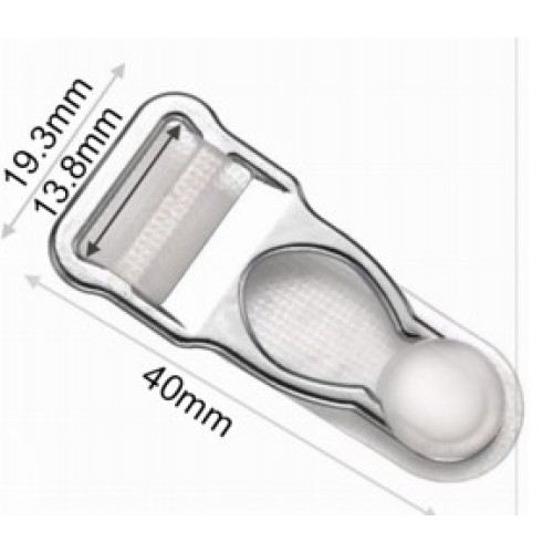 Чулочный зажим. Застежка для чулок. Чулкодержатель AL-WY14 золото (LG)