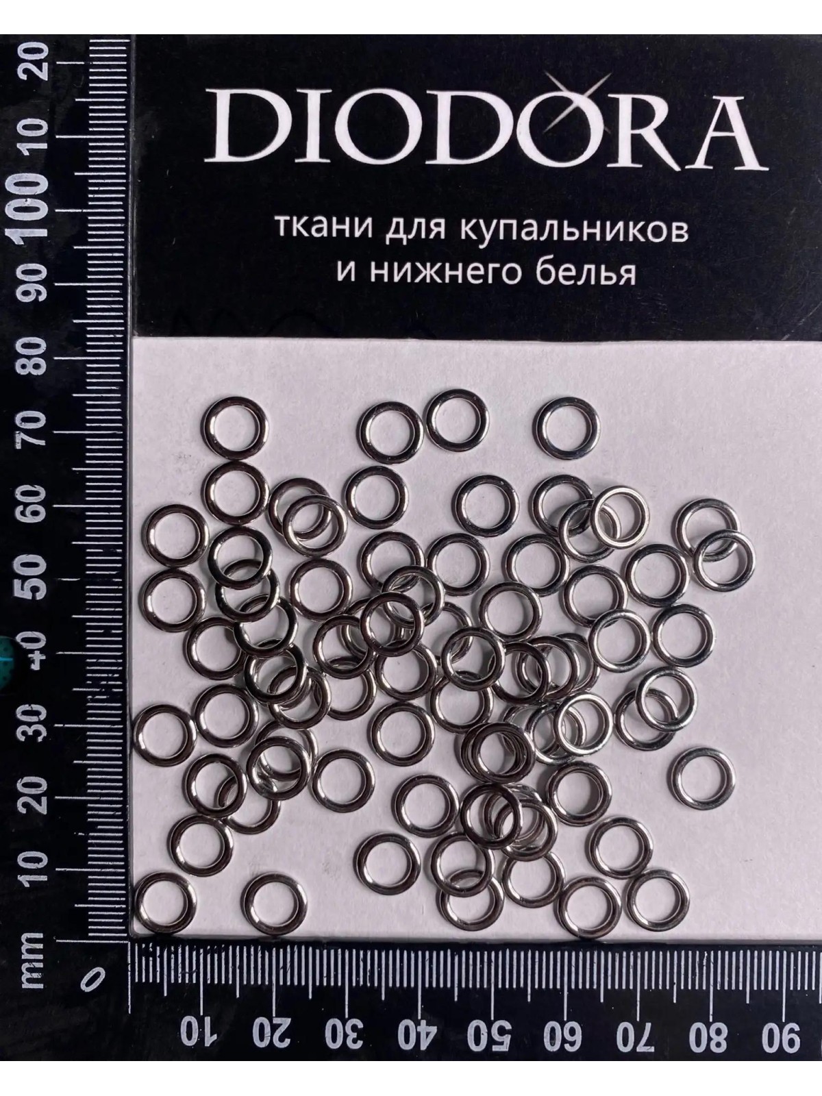 Кольцо металлическое AL006 серебро (SS)
