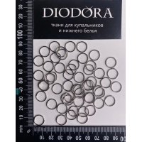 Кольцо металлическое AL010 серебро (SS) 