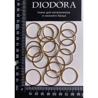 Кольцо AL025A золото (LG) 25мм