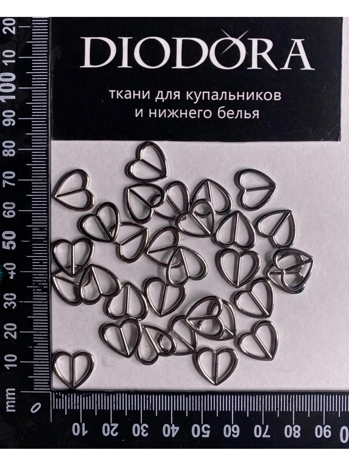 Регулятор металлический сердечко AL10A серебро (SS)