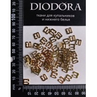 Застежка металлическая AL906 золото (LG)