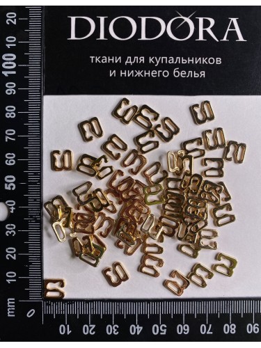 Застежка металлическая AL906 золото (LG)