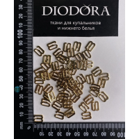 Застежка металлическая AL908 золото (LG)