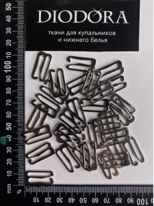 Застежка металлическая AL920A серебро (SS)