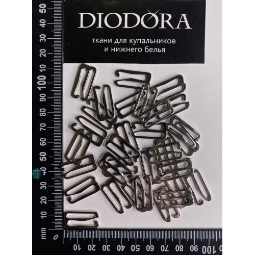 Застежка металлическая AL920A серебро (SS)