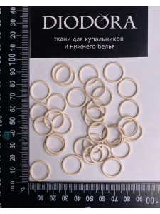 Кольцо металлическое M014N жасмин (1294)